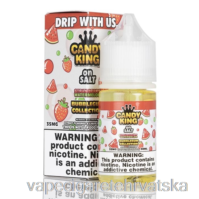 Vape Hrvatska Jagoda Lubenica Bubblegum Kolekcija - Car Bombona Na Soli - 30ml 50mg